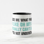 Begrijp mijn God die ik letterlijk niet eens kan b Mok (Midden)