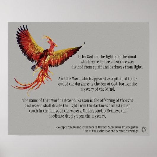 Begrijp, O Hermes Poster (Voorkant)