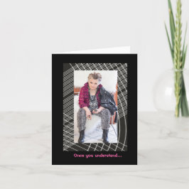 Begrijp Pizza, begrijp het Wenskaart van het Leven Kaart