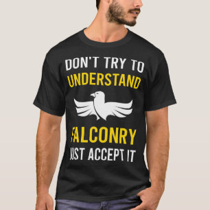 Begrijp valkerij valkenier t-shirt