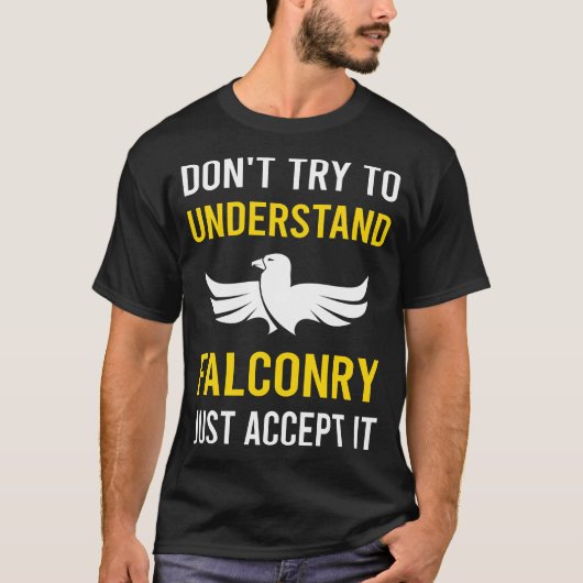 Begrijp valkerij valkenier t-shirt (Voorkant)