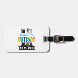 Begrijpen van Autism Awareness Giften Bagagelabel