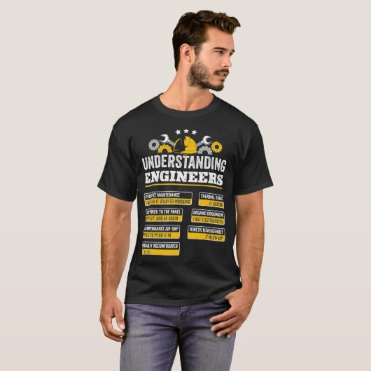 Begrijpend de Funny Engineering Gift van de Ingeni T-shirt (Voorkant volledig)