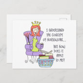 Begrip huishouden briefkaart (Voorkant / Achterkant)