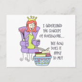 Begrip huishouden briefkaart (Voorkant)