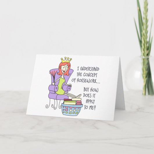 Begrip huishouden kaart (Voorkant)