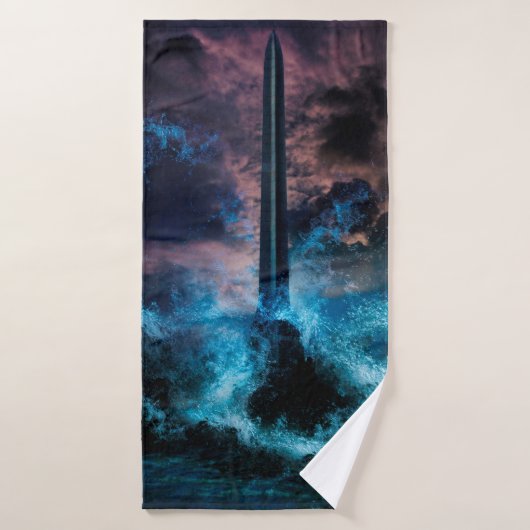 Begrip kunst in het concept "Bangkok Tsunami" T Badhanddoek (Badhanddoek)