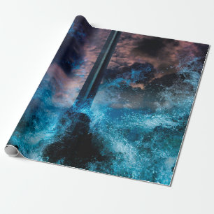 Begrip kunst in het concept "Bangkok Tsunami" T Cadeaupapier