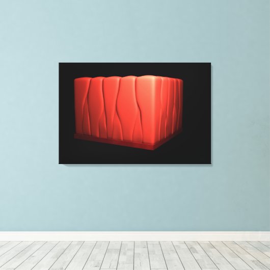 Begrip pseudostratificeerd Columnar epithelium Canvas Afdruk (Insitu (Houten vloer))