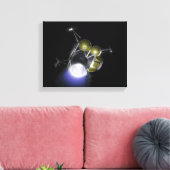 Begrip van een bemanningslid dat afspringt canvas afdruk (Insitu (Woonkamer))