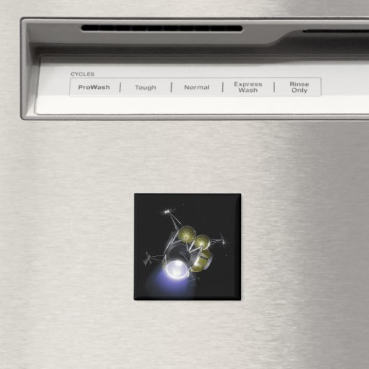 Begrip van een bemanningslid dat afspringt magneet (Insitu (Vaatwasser))