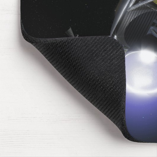 Begrip van een bemanningslid dat afspringt muismat (Hoek)