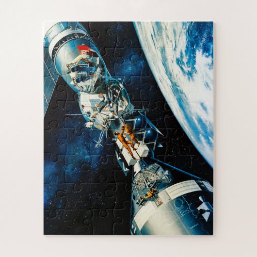 begrip van het Poster van de Dode Apollo-Soyuz Te Legpuzzel (Verticaal)
