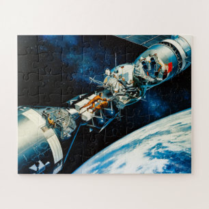 begrip van het Poster van de Dode Apollo-Soyuz Te Legpuzzel