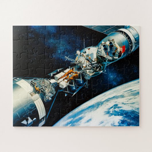 begrip van het Poster van de Dode Apollo-Soyuz Te Legpuzzel (Horizontaal)