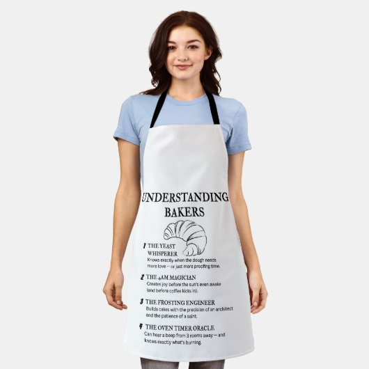 Begrip voor bakkers schort (Gedragen)