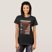 Begrip voor ingenieurs grappig sarcastisch enginee t-shirt (Voorkant volledig)