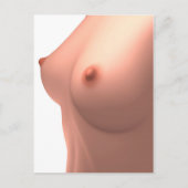 Begripelijk Afbeelding van de borstkas van de Vrou Briefkaart (Voorkant)