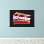 Begripelijk Afbeelding van de lagen van de menseli Canvas Afdruk (Insitu (Houten vloer))