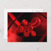 Begripelijk Afbeelding van een bloedvat Briefkaart (Voorkant / Achterkant)