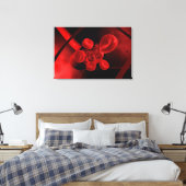 Begripelijk Afbeelding van een bloedvat Canvas Afdruk (Insitu (Slaapkamer))