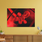 Begripelijk Afbeelding van een bloedvat Canvas Afdruk (Insitu (Woonkamer))