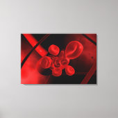 Begripelijk Afbeelding van een bloedvat Canvas Afdruk (Voorkant)