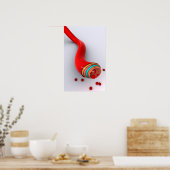Begripelijk Afbeelding van een bloedvat Poster (Keuken)