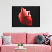 Begripelijk Afbeelding van het menselijk hart 2 Canvas Afdruk (Insitu (Woonkamer))