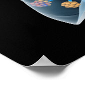 Begripelijk Afbeelding van het menselijk hart 4 Poster (Hoek)