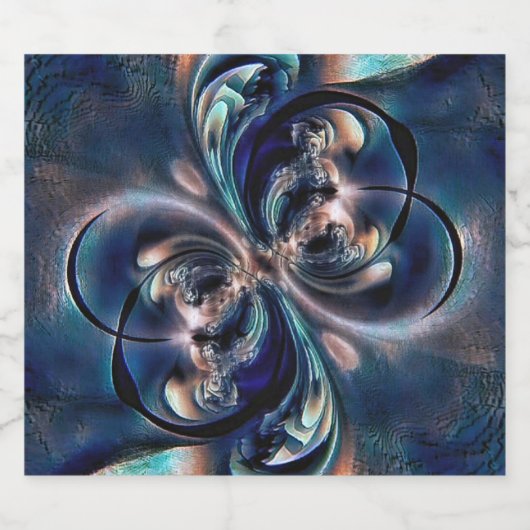 Begrippen Likeurfles Etiket (Enkel label)