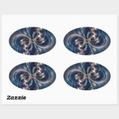 Begrippen Ovale Sticker (Vel)