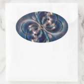 Begrippen Ovale Sticker (Tas)