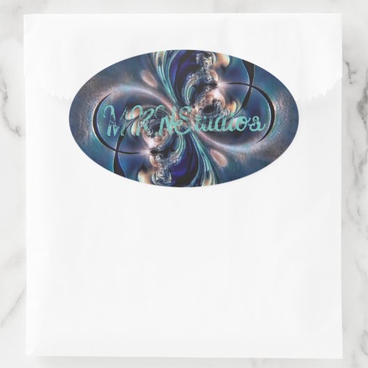 Begrippen Ovale Sticker (Tas)