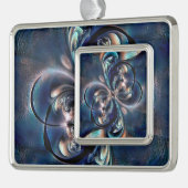 Begrippen Verzilverd Omlijst Ornament (Links)