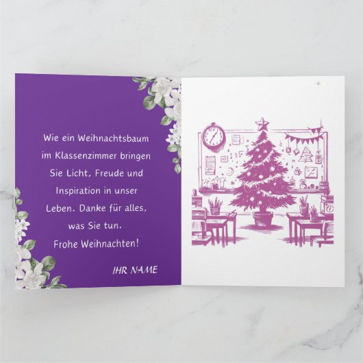 BEGROETING AAN DOCENTEN DUITSE KAART (Binnen)