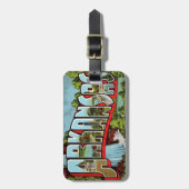 Begroeting Arkansas Bagagelabel (Voorkant verticaal)