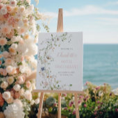 Begroeting Blozende Wilde Bloemen 90ste Verjaardag Perfect Poster