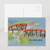Begroeting Ft. Myers Briefkaart (Voorkant / Achterkant)