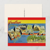Begroeting Nevada Briefkaart (Voorkant / Achterkant)