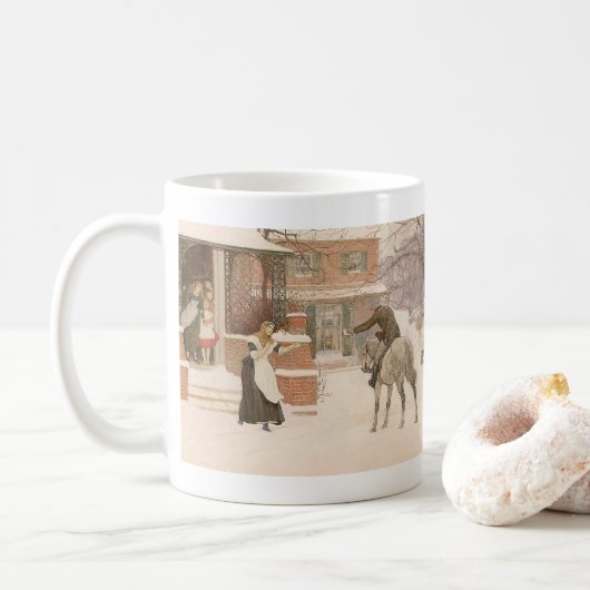 Begroeting van de postbode door Robert Walker Macb Koffiemok (Met donut)