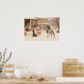 Begroeting van de postbode door Robert Walker Macb Poster (Keuken)