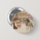 Begroeting van de postbode door Robert Walker Macb Ronde Button 5,7 Cm (Voorkant /achterkant)
