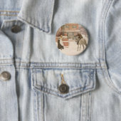 Begroeting van de postbode door Robert Walker Macb Ronde Button 5,7 Cm (In situ)