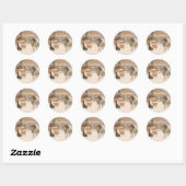 Begroeting van de postbode door Robert Walker Macb Ronde Sticker (Vel)