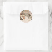 Begroeting van de postbode door Robert Walker Macb Ronde Sticker (Tas)