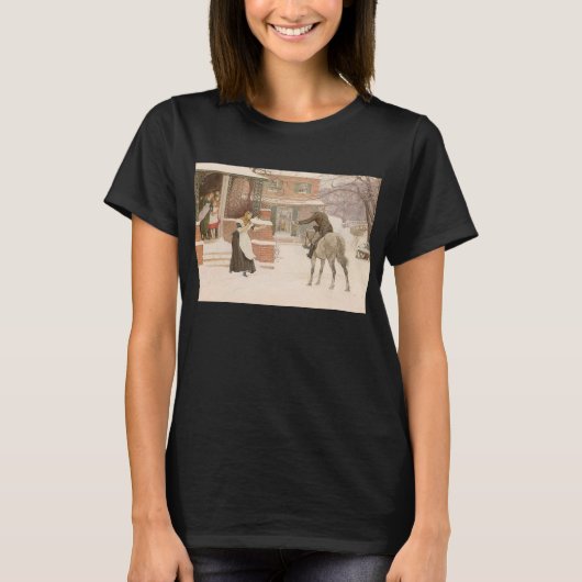 Begroeting van de postbode door Robert Walker Macb T-shirt (Voorkant)