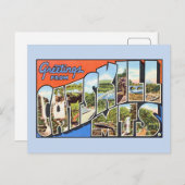  begroetingen in de bergen van Catskills Briefkaart (Voorkant / Achterkant)