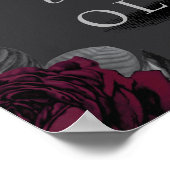 Begroetingsbord voor mijn jeugd rouwplechtigheid poster (Hoek)