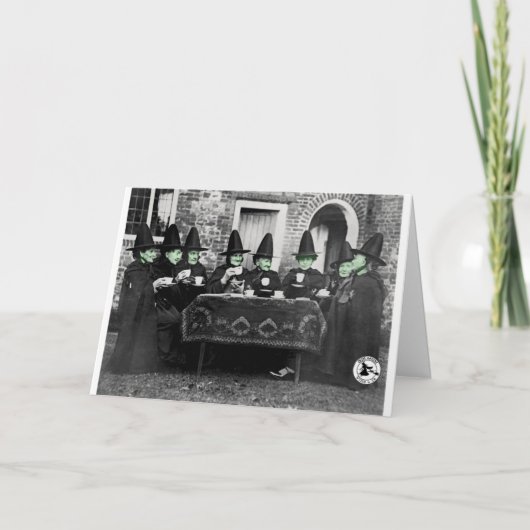 Begroetingshekskaart Olde Salem Witch & Co. Kaart (Voorkant)